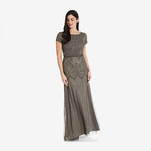 NWT Adrianna Papell Beaded Gown